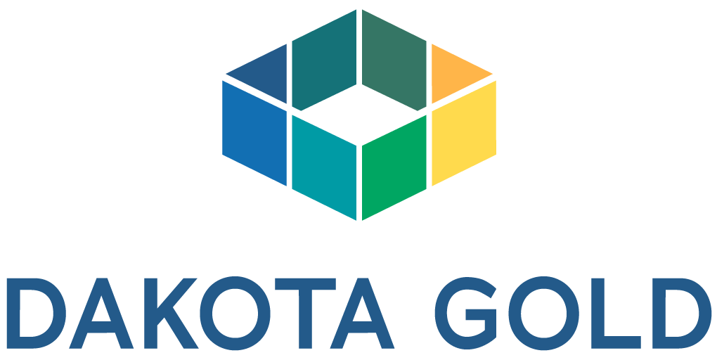Dakota Gold Vector Logo Vertical Colour